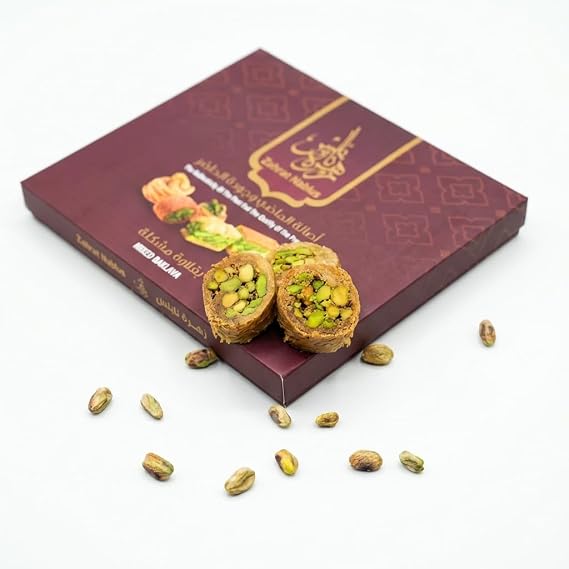 Arabian Assorted Baklava | Luxurious Arabian Assorted Crunchy Baklava Zahret Nablus Sweets 330g