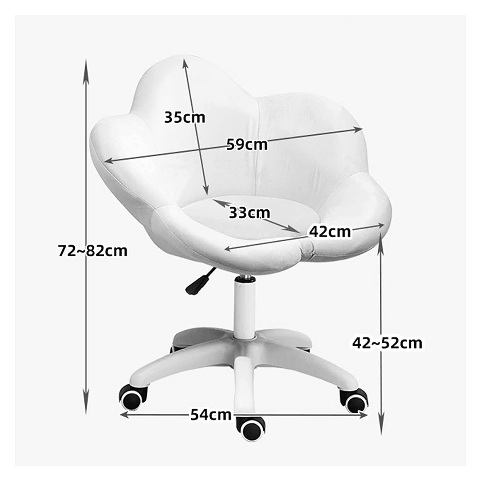 ベルベット フラワーデザイン デスクチェア ピンク Amazon.co.jp: ひじ