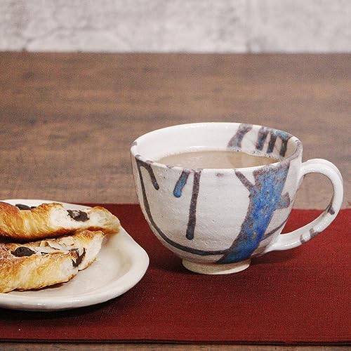 まるいち本店 信楽焼 碧水スープカップ