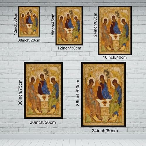 The Holy Trinity Andrei Rublev cadre toile décoration salon maison