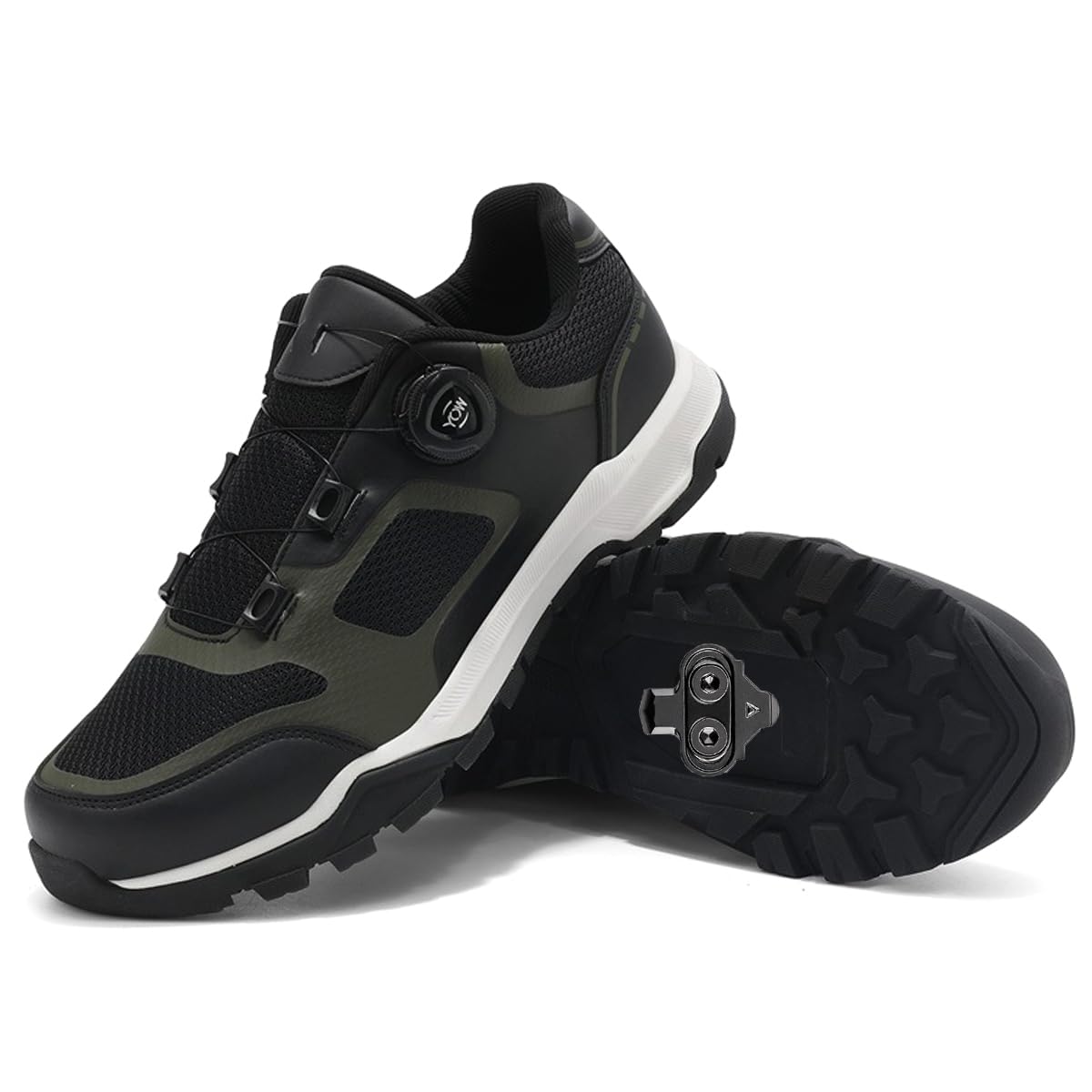 Zapatillas Ciclismo MTB Hombre Mujer, 38-46 EU Exteriores Zapatillas Bicicleta de Montaña Compatibles con Todos Los SPD para Deportes al Aire Libre