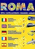  Rome City Plan and Tourist Transport-map: With Ostia, Fiumicino, Castle Gandolfo