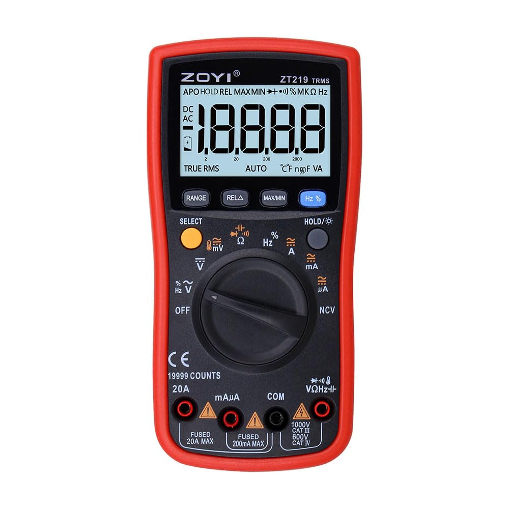 ZOYI ZT219 Multimeter - True RMS, NCV, Temperature -1