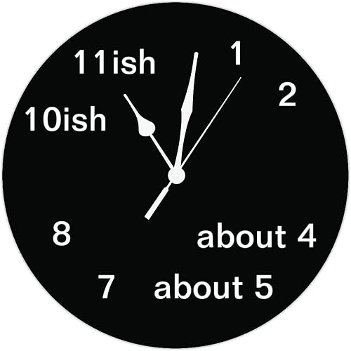 Reloj de pared divertido Uber Geek Hipster negro, silencioso, sin tictac, funciona con pilas, reloj decorativo de PVC para el hogar, sala de estar,