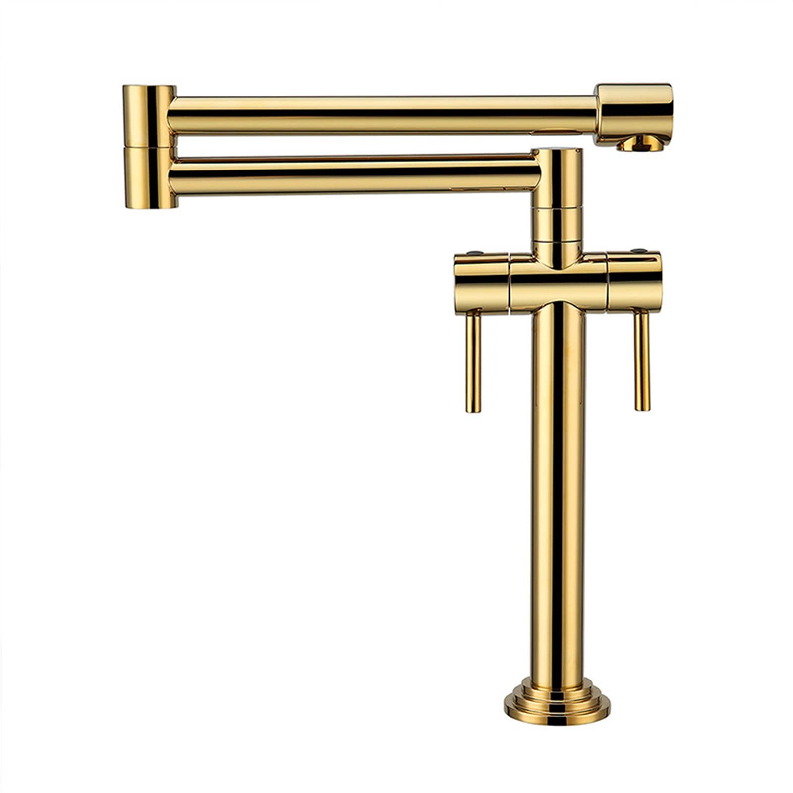Grifo de cocina de fregadero comercial para llenar ollas grandes con agua fría y caliente en casa 5