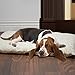 PETMAKER Large Cushion Pillow Pet Bed - Latte