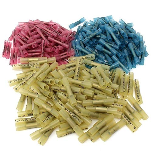 KKmoon 200pcs 3 tamanhos à prova d 'água termorretrátil caixa de conector de cabo elétrico de emend