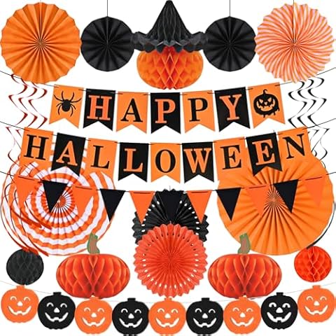 AhfuLife Halloween Party Decoration Set Cover