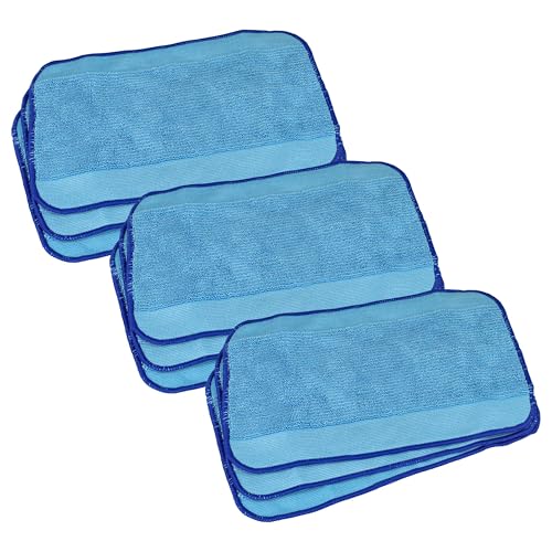 vhbw 9X Wischtuch kompatibel mit iRobot Braava 380, 390, 380T, 390T, 320t, 321, 320, 321T Wischroboter, Putzroboter - Nasswischtuch