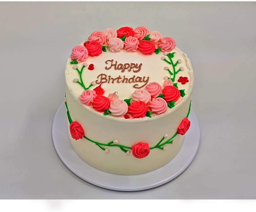 Nice purchase Fake Birthday Cake Realistic Fake Food Bakery Shop Cake Display Model Party Decoration Faux Replica Pro Cake (6" Wide with Style K)