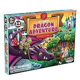 Geschichtsgesteuertes Spiel: My First Dragon Adventure ermutigt Kinder, kreativ zu werden und ihre Fantasie zu nutzen, während das detaillierte Brett und die Themenkarten helfen, eine abenteuerliche Geschichte von Anfang bis Ende zu bilden. Gameplay verwendet Bilder und Zahlen von 1-10, um frühe Zählfähigkeiten zu entwickeln, mit begrenztem Lesen und einfachen Anweisungen.