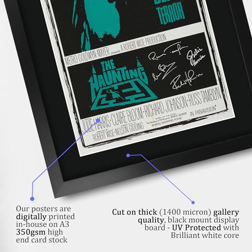 HWC Trading FR A3 The Haunting (1963) Gifts Printed Poster Signed Autograph Picture for Movie Memorabilia Fans - A3 Framed - Image 4