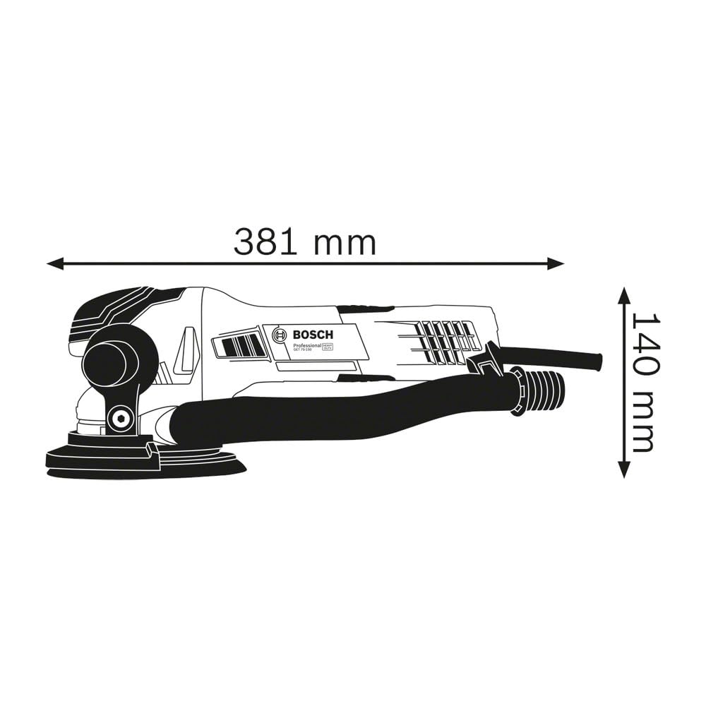 Bosch Professional szlifierka mimośrodowa GET 75-150 750 W Ø 150 mm L-BOXX
