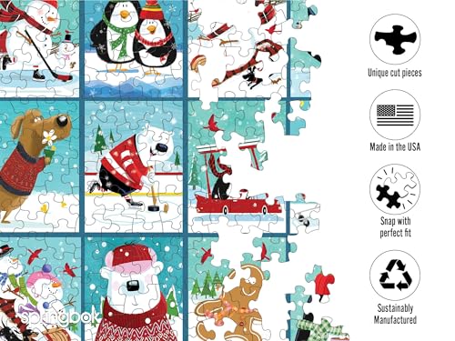 Springbok Snow Day Fun Rompecabezas de 400 Piezas para Adultos y Familia miniatura 3