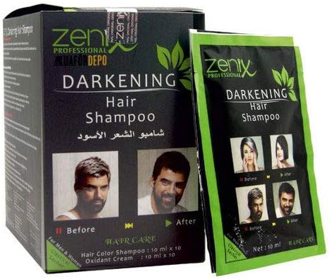 Zenix Professional Darkening Shampoo. For a Deep Luxurious Wash.