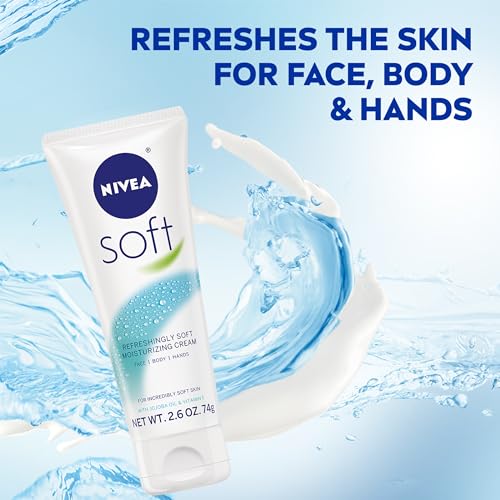 Nivea 72140890575 Soft Cream, Refreshingly Soft Moisturizing Cream, Body Cream thumb #3