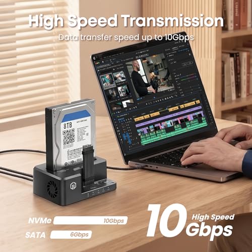 Estación de acoplamiento para disco duro GRAUGEAR M.2 NVMe y SATA miniatura 6