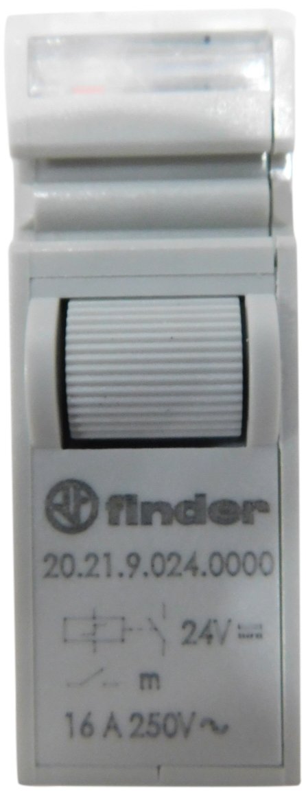 Finder 20.21.9.024.0000 Télérupteur modulaire 24 VDC 1 NO 16 A