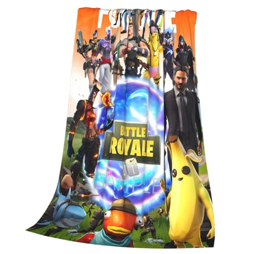 Game Blanket Fo..Rtnite Blanket Soft Cozy Fleece Throw Blanket for Kids Boys Girls Gifts Plush Lightweight Warm Fuzzy Flannel Blankets and Throws for Couch Sofa Bed 50X40