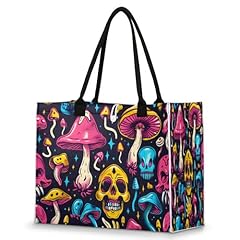 Mushrooms Skulls Motif