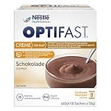 OPTIFAST KONZEPT Diät Creme Schokolade zum Abnehmen | eiweißreicher Mahlzeitenersatz mit wichtigen Vitaminen und Mineralstoffen | schnell zubereitet und lecker im Geschmack | 8 x 55g
