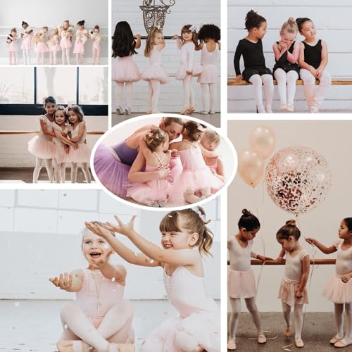 Image of American Trends Girls Ballet Tights, Soft Stretchy Toddler Dance Tights