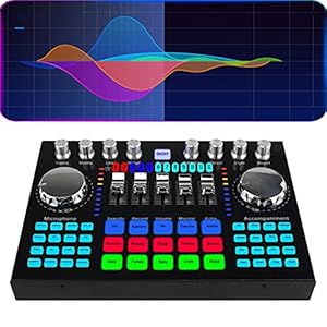 Dj Mixer Microfoon Sound Card Bt Mixer Audio Usb Voor Mic Game Dj Ktv Streamer Live Uitzending Voor Pc-telefooncomputer