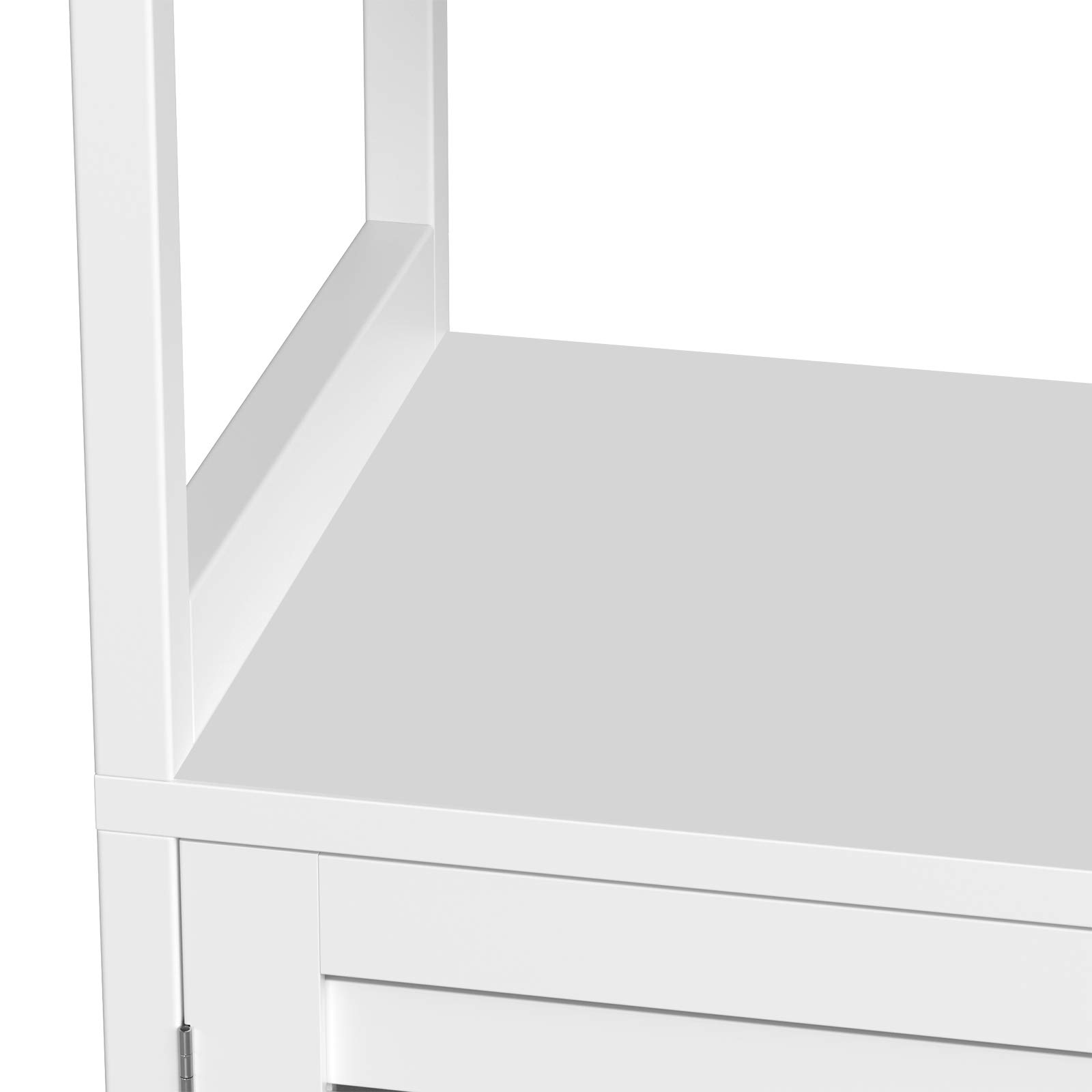 SONGMICS Bathroom FreeStanding Tall Storage with 3