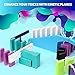 Bulk Dominoes Pro-Domino Kit | Dominoes Set, STEM STEAM Small Toys, Family Games for Kids, Kids Toys and Games, Building, Toppling, Chain Reaction Sets (Wonder)