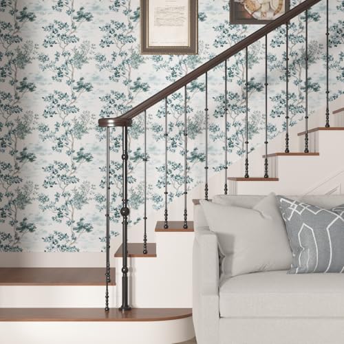 VOLEAAR Serene Zen Ink Tree Branch Peel and Stick Wallpaper 17.5" x 393" by VOLEAAR - Used condition - Image 4