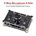Nobsound MC1024 2-Way Microphone Headset/Speaker MIC Audio Switch Hub Switcher 3.5mm 4-Pole MIC A&B Selector