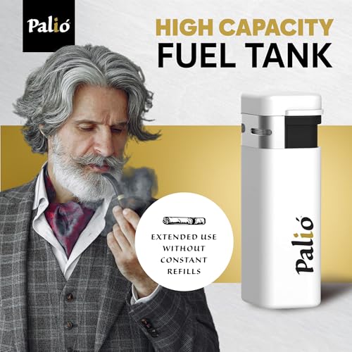Encendedor Palió Treo Triple Jet Butano Blanco miniatura 4