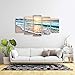 Cao Gen Decor Art-S58829 5 panels Framed Wall Art Sunset Ocean Printed on Canvas