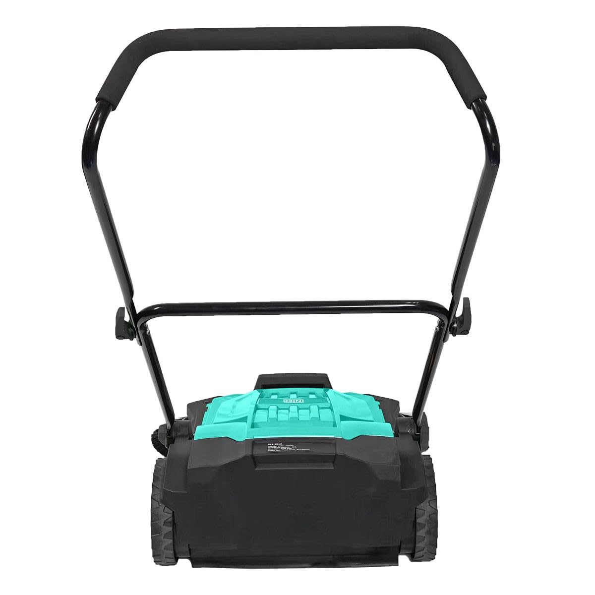 INTEC -Balayeuse mécanique 2 brosses Ø27cm Balayeuse Manuelle Feuilles Poussières Largeur de Travail 65 cm Bac 20L