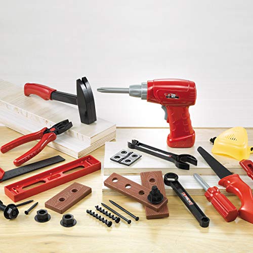 NextX Kids Tool Set 69 PCS Construction Toys Toolbox Fix It Learning Educational Play Tools for Child with Foam Wood - Thumbnail 4
