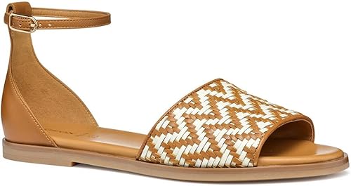 Geox - D NAILEEN C, Sandalia Deslizante Mujer, Camel/Papyrus,