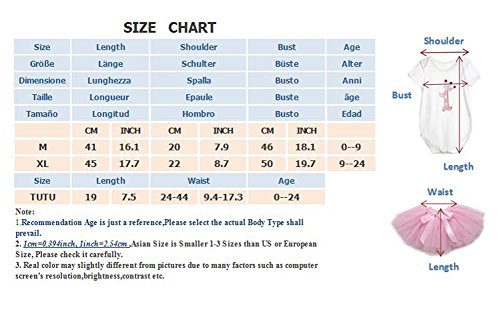 Mainaisi 3pcs primo compleanno da bambina tutù Set...