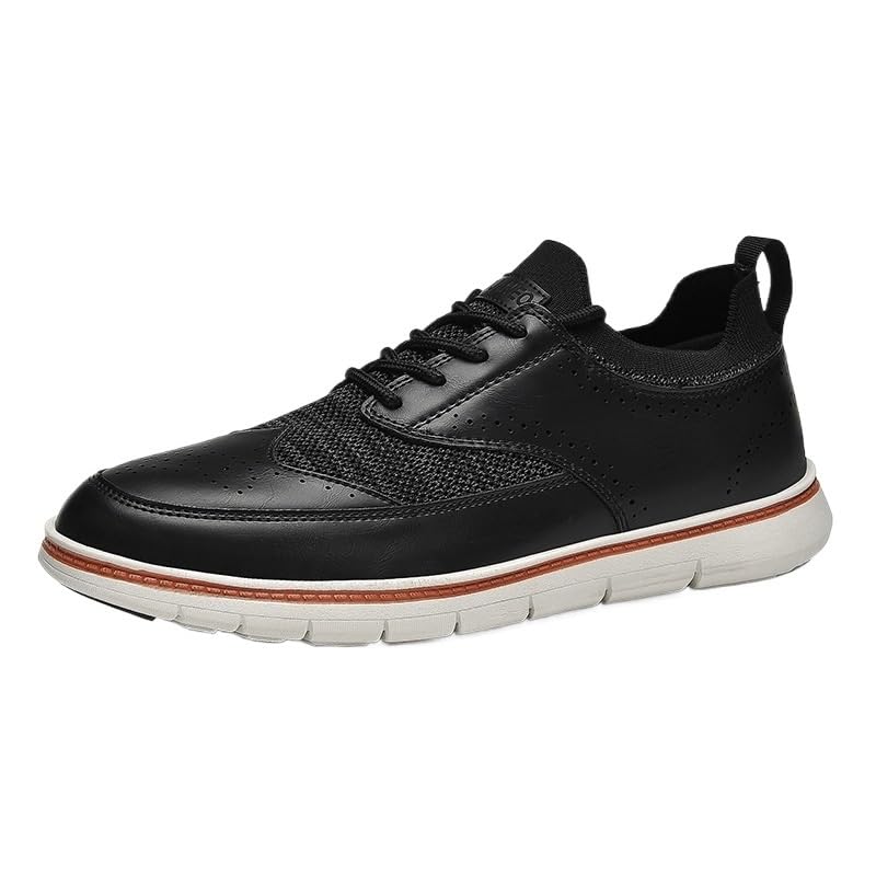 Men's Business Office Oxford Shoes Mens Casual Walking Shoes Office Flats Fashion Dress Sneakers