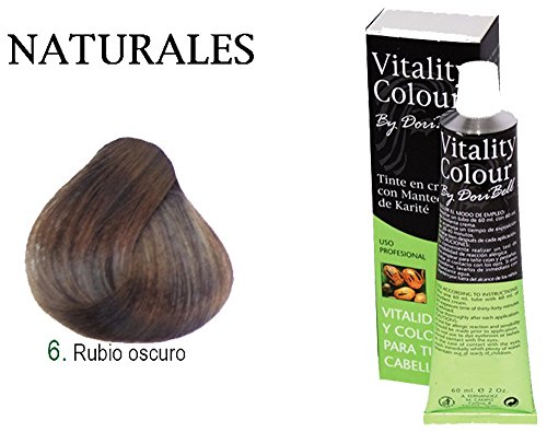 By DoriBell ® Tinte Vitality Colour Manteca de Karité 60ml. Tono Rubio Oscuro