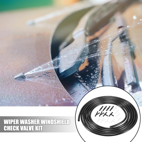 image for Zpana Car Windshield Washer Hose Kit, 4 Meter Vehicle Fluid Tubing wit