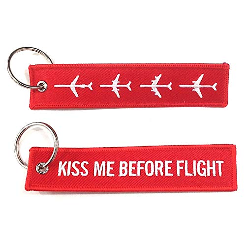 Airplane Red KISS ME BEFORE FLIGHT s@`[t [XJCA[gWp] tCg^O N[^O L[`F[ gxObc Flighttag  s@ qG GACG RNV