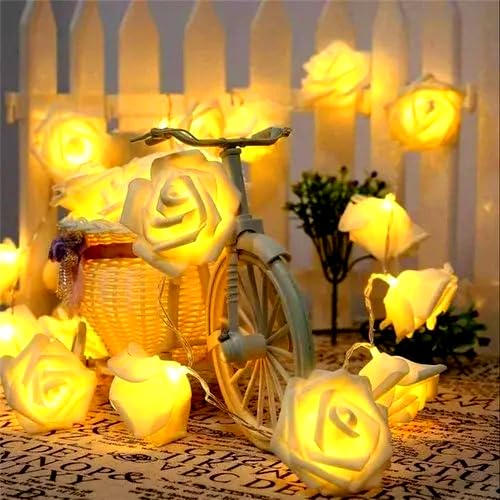 Homesake® String Lights, Moroccon Copper Lights 5M 14LED Indoor Outdoor Fairy Globe String Lights,for Garden,Diwali,Christmas,Wedding,Home, Party Decoration (Warm White), (Yellow Rose) (B0DGQ957GT) Amazon Price History, Amazon Price Tracker