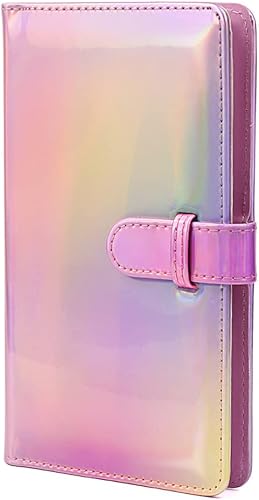 Álbum de fotos impreso de 3 pulgadas, 96 bolsillos, mini imagen compatible con Fujifilm Instax Polaroid Mini 11/8/9/7s/25/70/90 soporte para tarjeta
