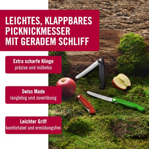 Victorinox Swiss Classic Faltbares Picknick-Messer, 11 cm, Schwarz – Ansicht 5
