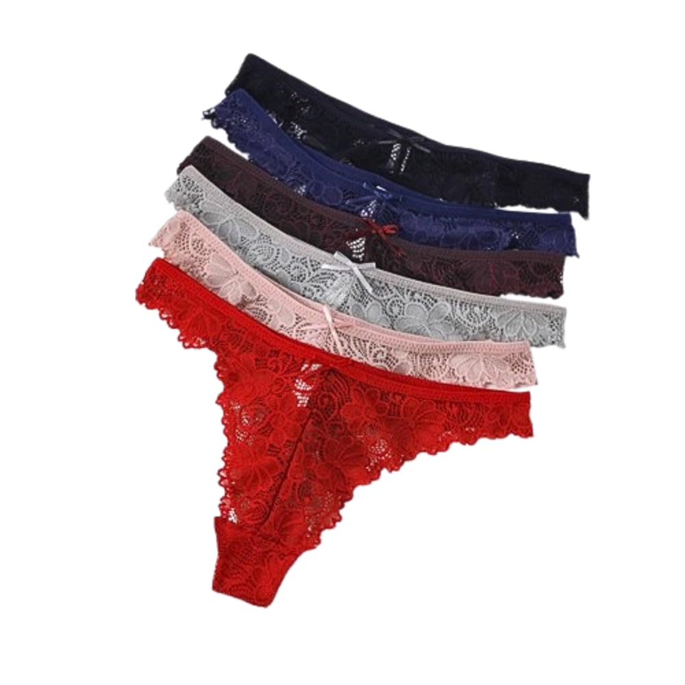 Chill Pookie Women’s Lace Thong Panty | Ultra Soft Stretchable Underwear | Comfortable Mid-Rise Lingerie Briefs for Everyday & Special Occasions-picture-58