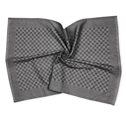 Miniatura 3 de Vaily Paños De Cocina Premium Pack De 10 - Paños Secos Hechos De 100 Algodón Súper Absorbente - Certificado Oeko-Tex - 70 X 45 Cm Negro