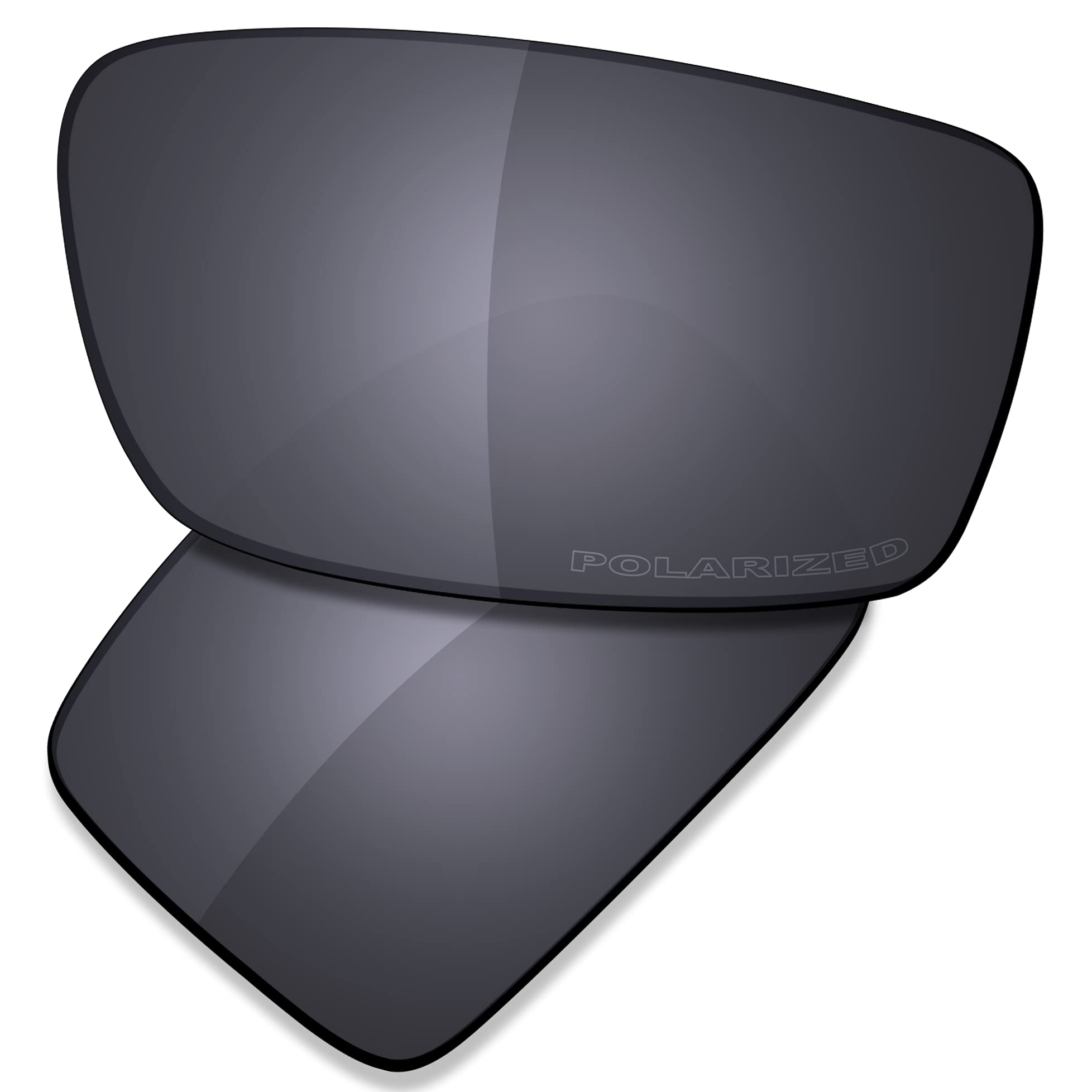 Saucer Men's Shield Black Polarized Premium Replacet Lenses For Oakley Gascan Sunglasses High Definition