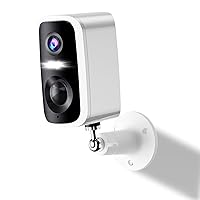 Telecamere di Sicurezza Wireless per Esterni, Visione Notturna a Colori 2K