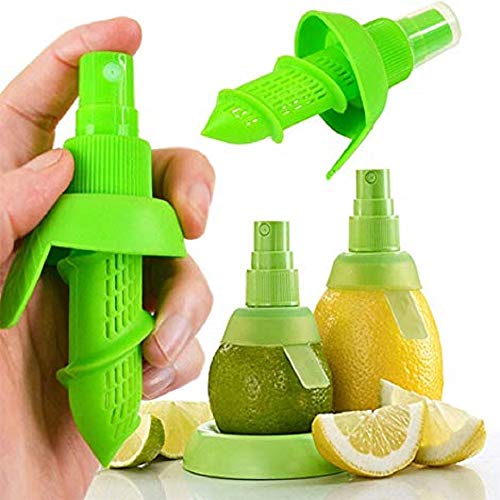 COPACK10 3pcs Pulvérisateur d'Agrumes- Ensemble De Presse-Agrumes Manuel-Presse-Fruits- Bouchon De Buse De Pulvérisation Facile Et Extracteur De Jus De Citron Vert Orange-Gadgets De Cuisine