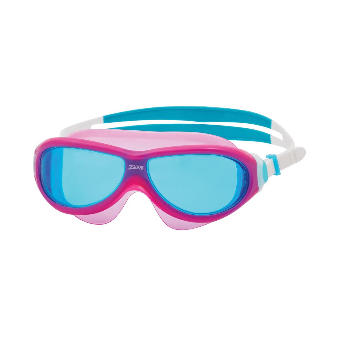Zoggs Phantom Junior Mask Pink White Tint Blue, Pink /White /Tint Blue